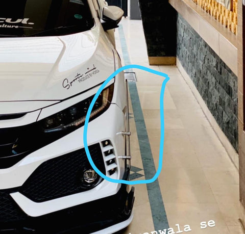 Car Bonnet Flag Rod / Bumper Flag Rod – Stylish Flag Pole for Car Front End