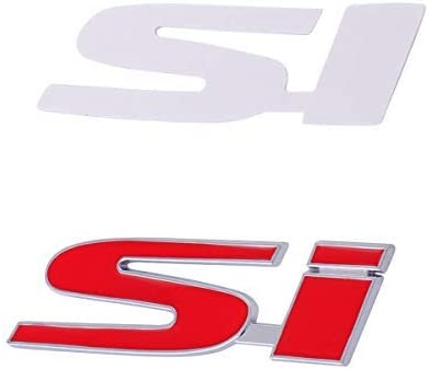 3D Si Car Badge Metal Logo – Stylish Performance Emblem | MS Auto Shop
