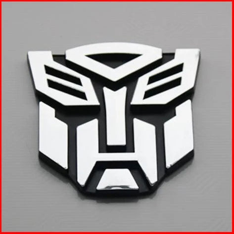 3D Transformer Car Badge Metal Logo – Premium Emblem for Auto Styling | MS Auto Shop