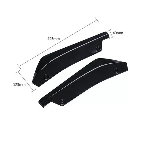 Car Rear Bumper Splitter -  Simple Universal