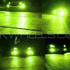 Lime Green Color Led Light H11 - 2PCs