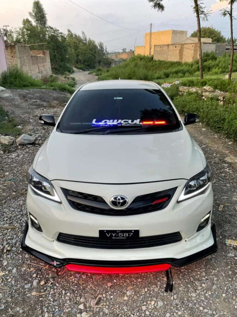 Car Front Bumper Splitter ABS Plastic - 4Pcs