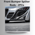 Front Bumper Spliter Rods - 2PCs