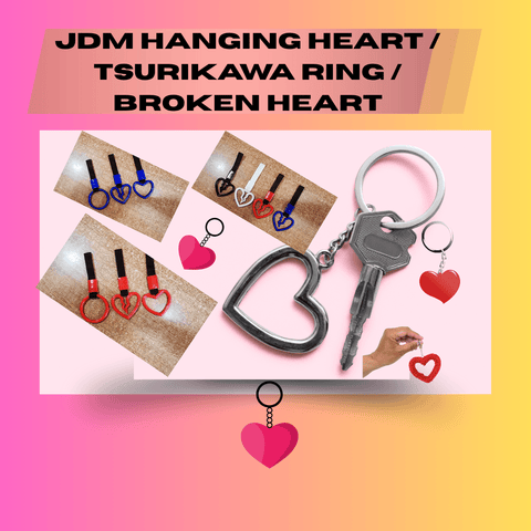JDM Hanging Heart / Tsurikawa Ring / Broken Heart