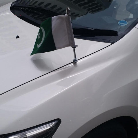 Car Bonnet Flag Rod / Bumper Flag Rod – Stylish Flag Pole for Car Front End