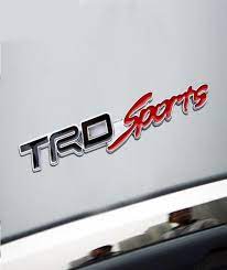 3D TRD Sports Car Badge Metal Logo – Premium Emblem for Performance Look