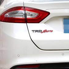 3D TRD Sports Car Badge Metal Logo – Premium Emblem for Performance Look