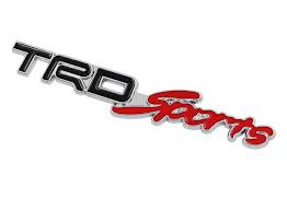 3D TRD Sports Car Badge Metal Logo – Premium Emblem for Performance Look