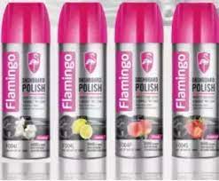 Flamingo 450ml Car Dashboard, Leather and Tyre Spray Polish