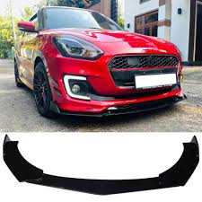Car Front Bumper Splitter ABS Plastic - Spike Special - 4Pcs