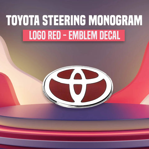 Toyota Steering Logo | Emblem | Decal | Monogram