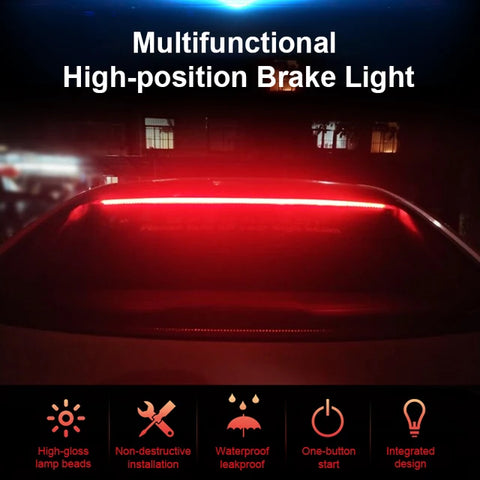 Car Rear Screen Roof Light - Audi Style Brake Light