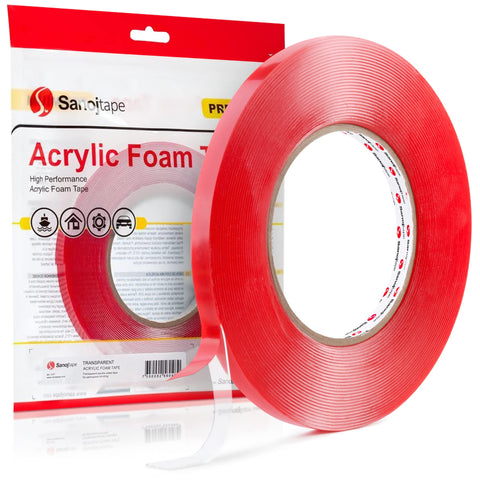 3M Red Double Sided Adhesive Tape - 10mm