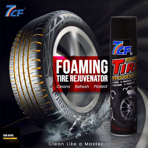 7CF Tire Foaming Rejuvenator / Tire Cleaner 650ml.