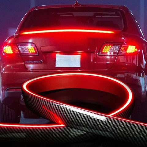 Universal Carbon Fiber LED Rear Wing Spoiler